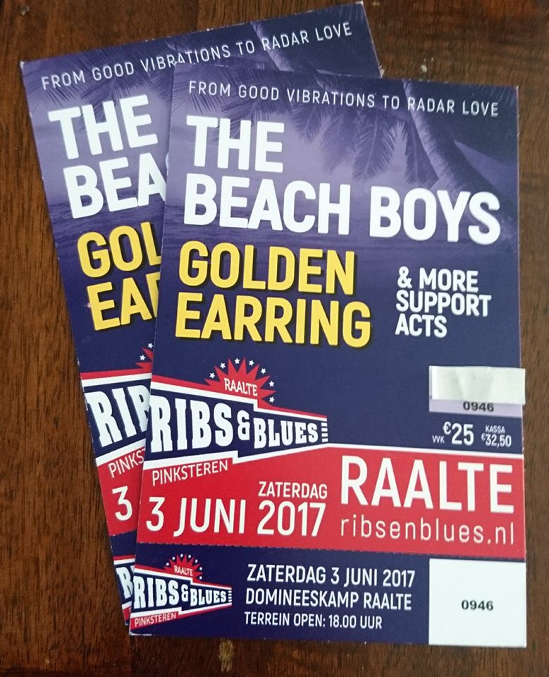 Golden Earring show tickets June 03 2017 Raalte - Ribs and Blues festival